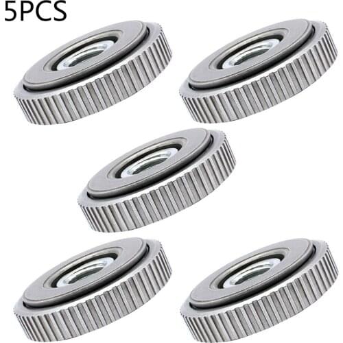 5pcs M14 Quick release Flange Nut kit For cutting machine Self-locking function 50mm Diameter