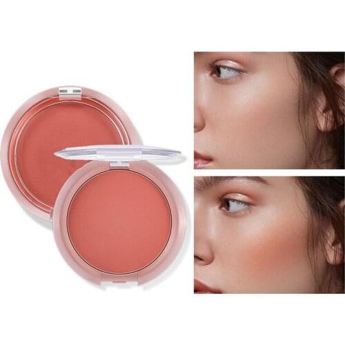Bouncy Blush Matte Makeup Lightweight Face Blusher Natural Rouge Cheek Blusher Peach Contouring For Face Cosmetics