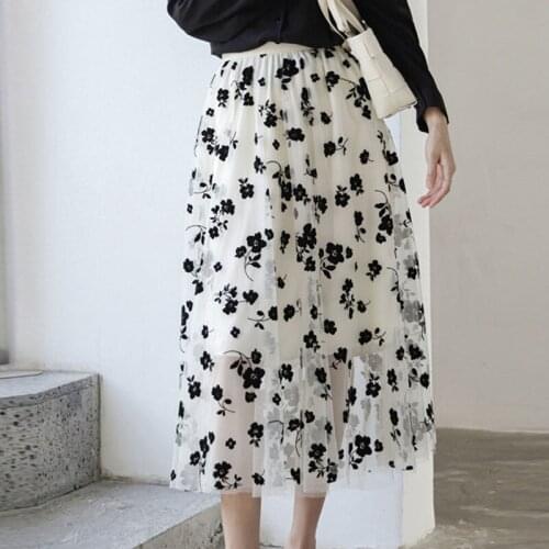 NOEEV High Waist Skirts For Women
