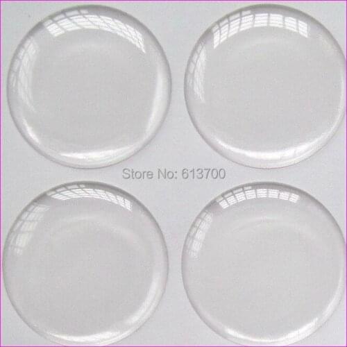 Wholesale 1500 pcs/lot 1" round Circle clear epoxy Stickers resin dots for bottle cap necklace Free Shipping by DHL
