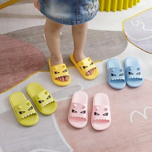 2021 New Boy Girl Cute Cartoon Baby Flip Flop Comfortable Soft Bottom Anti Alip Wear Resistant Beach Slippers