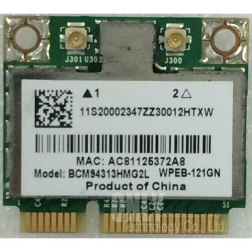 SSEA for Broadcom BCM94313HMG2L BCM4313 Half Mini PCI-E WLAN Card for IBM Lenovo B490 B590 G575 Y470 G575 Y470