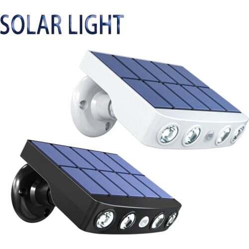 Outdoor Solar Light Sensor IP65 Waterproof Garden LED Powerful Warm Or White Lamp Spotlights For Garden Path Street Wall Lantern