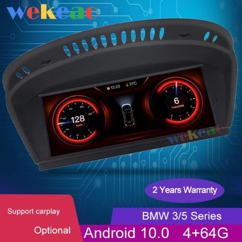 Wekeao 8.8" Touch Screen Android 10.0 Car Radio For BMW 3 Series 5 Series E61 E63 E64 E90 E91 Car DVD Player GPS 4G BT 2009-2011