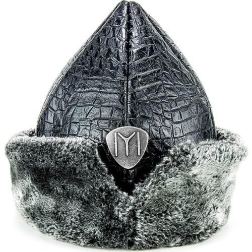 Winter Cold Fur Hat Beret Army Pilot The Bork Men Snow Resistany Leather Power On Your Head Long Time Usage