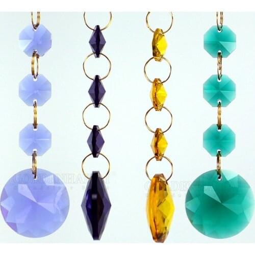 1Pcs 30mm Crystall Suncatcher Sunflower Prism Suncatcher Clear Glass Chandelier Crystal Parts DIY Hanging Jewelry Spacer Faceted