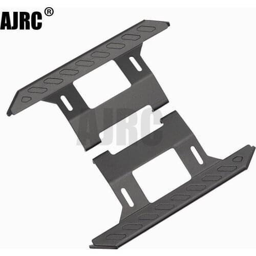 2Pcs RC Car Metal Side Pedal for 1/10 RC Crawler Car Axial SCX10 90046 90047