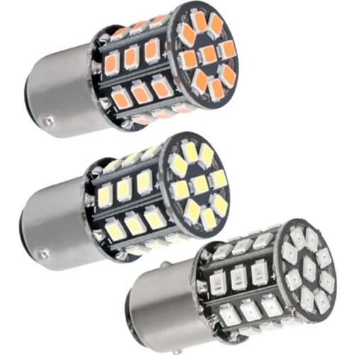 20Pcs 1156 BA15S 1157 BAY15D S25 Car LED DRL Turn Signal Light Bulb Auto Reverse Backup Brake Parking Lamp 33SMD 2835 White 12V