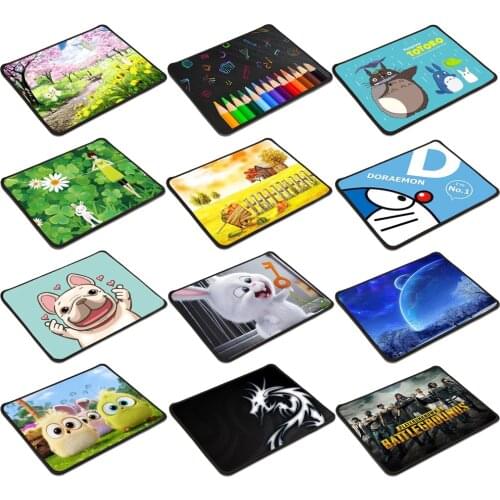 26x21cm Small size Cute rabbit anime cartoon mouse pad interesting kawaii desk pad teen girls for bedroom laptop mouse mat