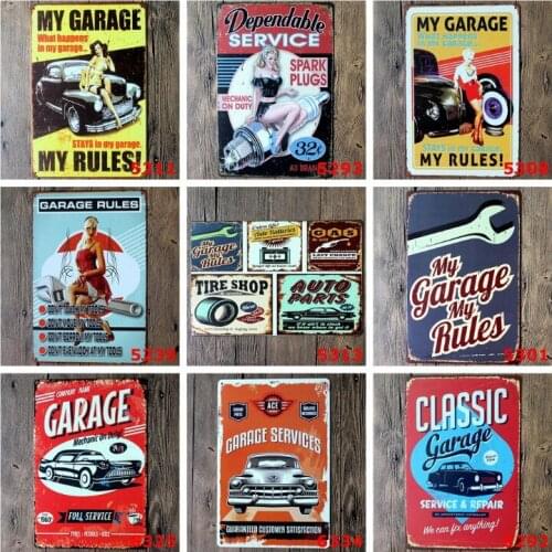 60pcs Custom Metal Tin Signs Sinclair Motor Oil Texaco poster home bar decor wall art pictures Vintage Garage Sign 20X30cm #4308