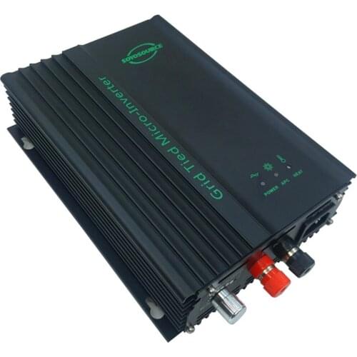 600W Micro Grid Tie Pure Sine Wave for PV input 16V-180V or Battery voc 12V-96V discharge energy Adjustable Power Output