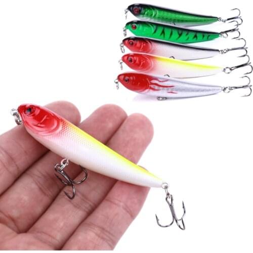7cm 5.7g/9cm 9.6g Topwater Pencil Fishing Lure Floating Baits Whopper Wobbler Artificial Hard Bait Fishing Tackle Pesca