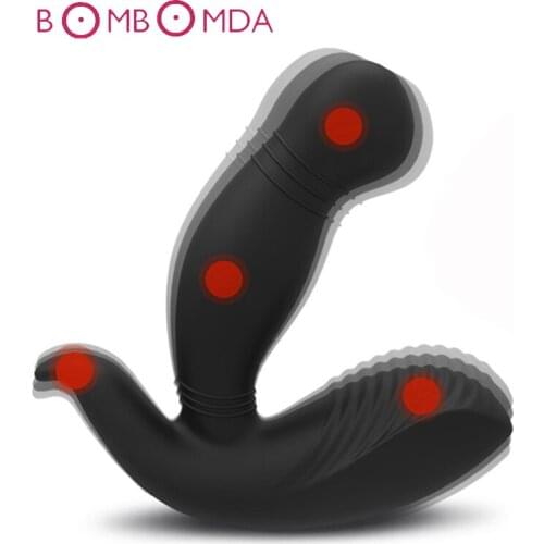 9 Speed Rechargeable Virbator Male Prostate Massager Anal Plug G Spot Vibrator Erotic Mastubrator Adult Sex Toys For Man Woman