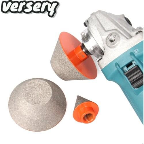 Free Shipping Vacuum Brazed Diamond Bits M14 Diamond Beveling Chamfer Bit For Holes Trimming Finishing Hole Countersink Ceramic