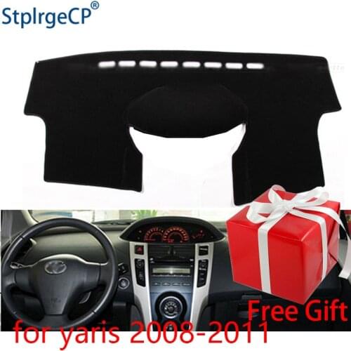 For Toyota Yaris 2008 2009 2010 2011 dashboard mat Protective pad Shade Cushion Pad interior sticker car styling accessories