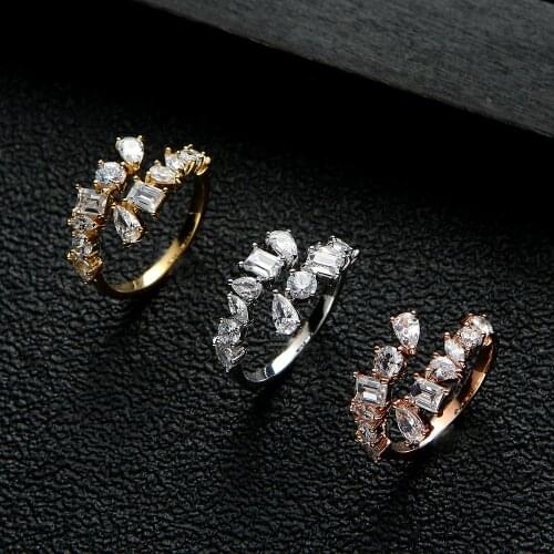Hacarrie Rings With Cubic Zirkonia For Women