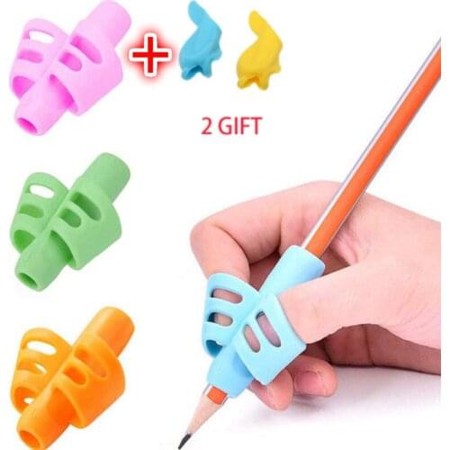 Two-Finger Pencil and Pen Holder Correction Elementary Training Set 3 Tool Bracket Holding Writing School Gift Pieces Pen