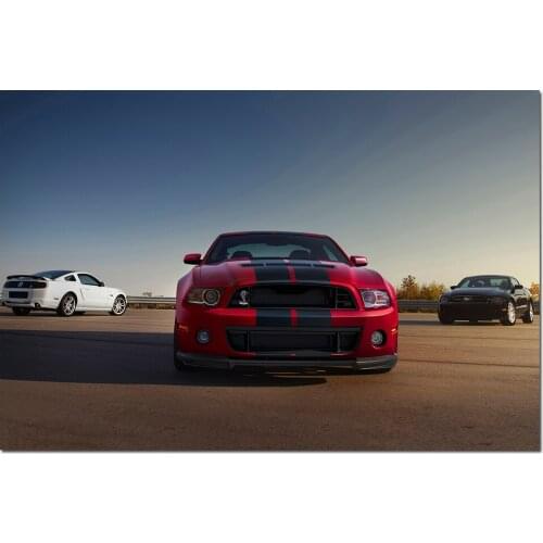 Canvas Painting Ford Shelby GT500 Supercar Posters and Prints Wall Art Decorative Picture Modern Home Decoration