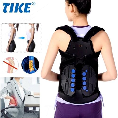 TIKE True fit Posture Corrector Back Straightener Brace Support with Pulley Adjustable for Unisex Back Neck Shoulder Pain Relief