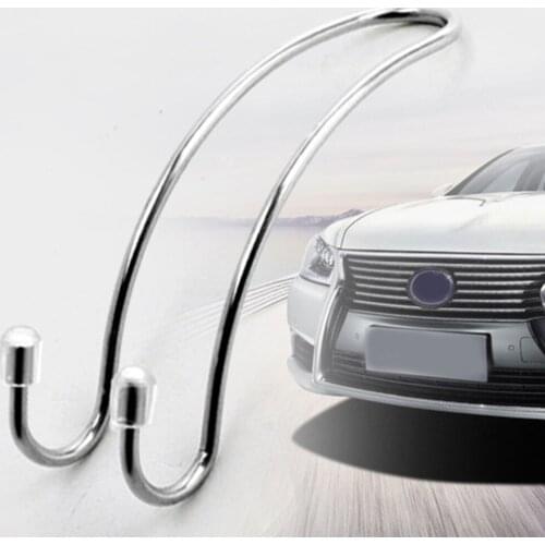 Car Seat Hooks Multi-Function Stainless Steel Headrest Hooks Universal for SUV Truck Vehicle 4Pcs/10Pcs WHShopping