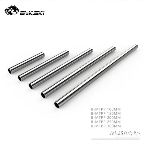 BYKSKI Metal Tube ( ID12mm + OD14mm ) + 1mm Thickness + 10/15/20/25/30cm Length Brass Pipe Surface Electroplating Cooling Tube