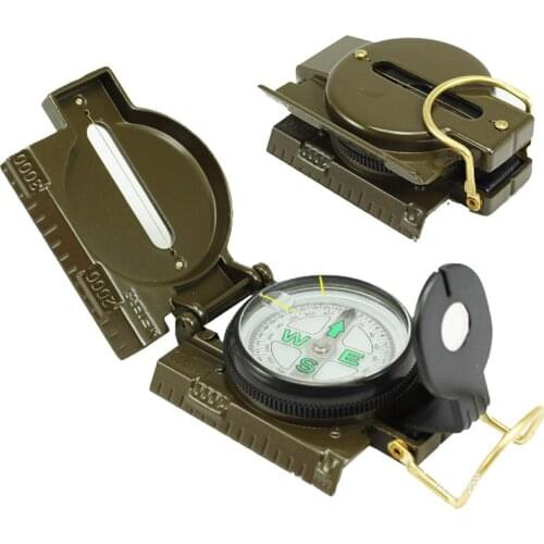 Metal Pocket Compass Camping Hiking Survival Tool Portable for Outdoor Activities WHShopping