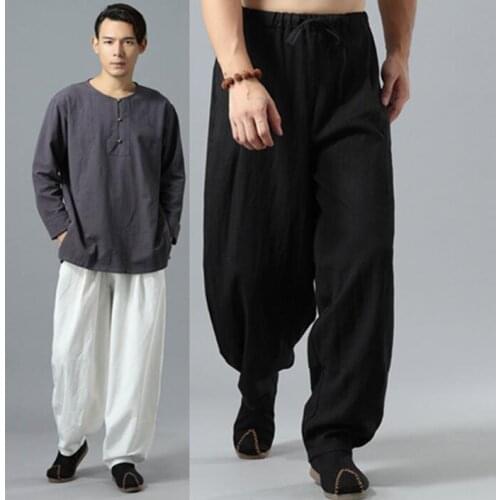 Chinese style personality fashion harem pants mens trousers pantalones hombre feet pants for men pantalon homme spring autumn