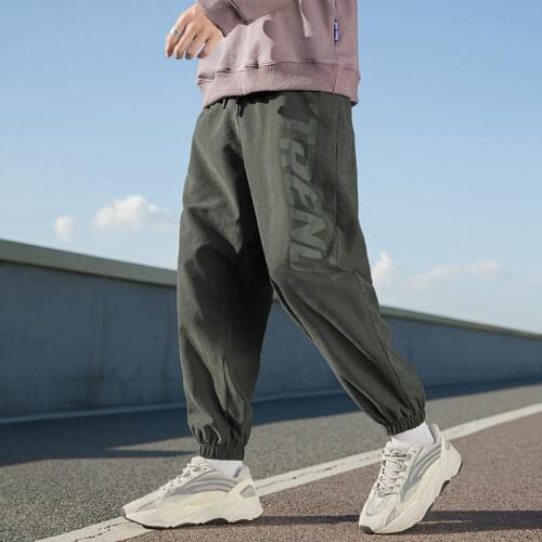 Male Harem Pants 2021 Autumn New Sport Mens Pants Casual Oversize Trousers Man Fashion Ankle-Length Streetwear