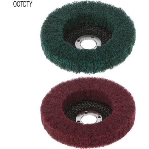 OOTDTY Nylon Fiber Grinding Wheel Polishing Buffing Disc Pad Abrasive Brush Rotary Tool