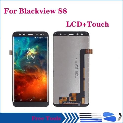 Original display For Blackview S8 LCD Display Touch Screen Digitizer Assembly For Blackview BVS8 display Repair Parts