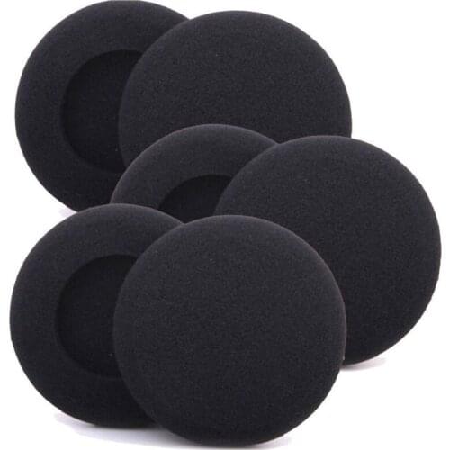 Foam Ear Pads Thicken Sponge Replacement Cushions Covers Earphones For Headphones 35mm 40mm 45mm 50mm 55mm 60mm 65mm Protection
