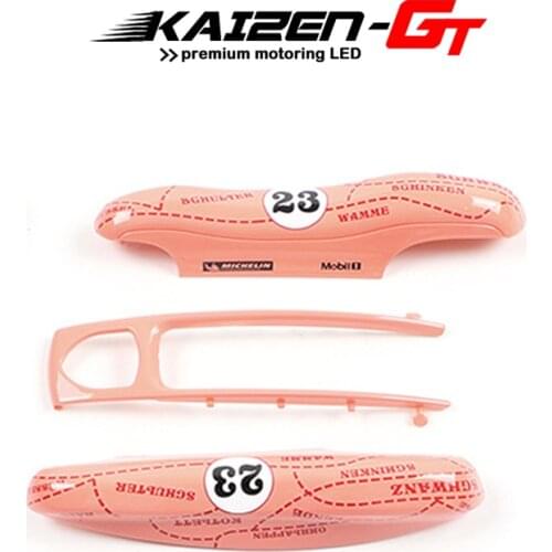 Pink Pig Limited Edition Design ABS 3-button Smart Remote Key Shell Holder Cover Case For 17-up Porsche Panamera & 19-up Cayenne