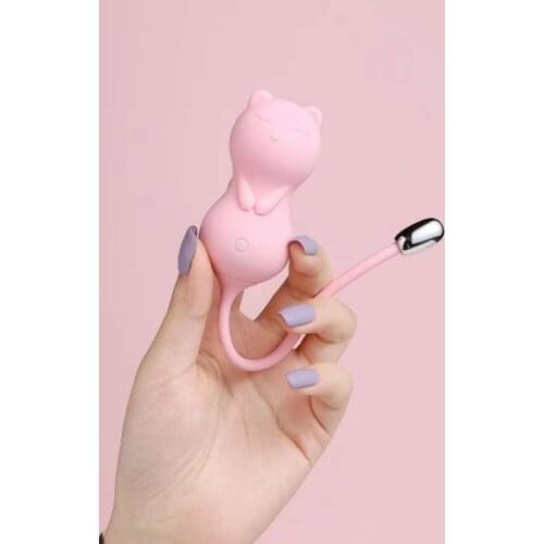 Cat Remote Control Kegel Ball Vibrator Vagina Tighten Training Vibrating Egg Silicone Smart Geisha Ball Ben Wa Balls Sex Toys