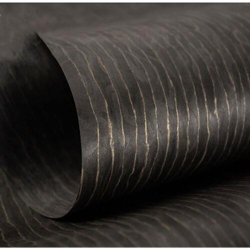 Technical Wood Veneer Engineering Veneer E.V. 62x250cm 0.3mm thick Wide Strip Gold Line Q/C Black