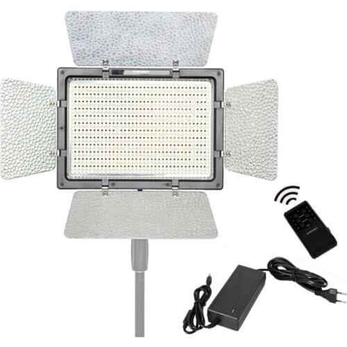 YONGNUO YN900 High CRI 95+ Wireless 3200K-5500K LED Video Light Panel,YN-900 900 Lamp Beans 7200LM 54W+AC Power Adapter