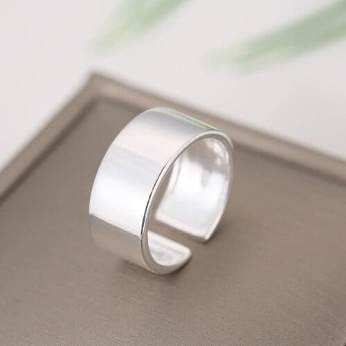Boho Vintage Smooth Round Rings For Women Wedding Band Men Finger Rings 2020 Female Bohemian Jewelry Gifts