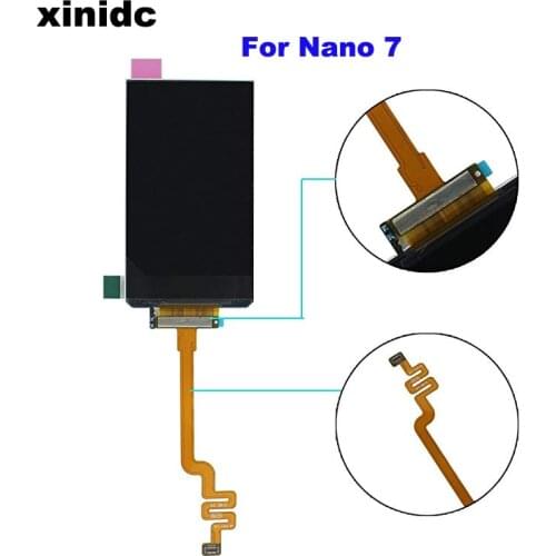 Xinidc 10Pcs AAA quality LCD Display Screen Replacement For iPod Nano 7 7th Gen LCD Display Screem Free Shipping