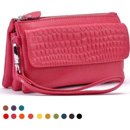 New Stone pattern Genuine leather Women evening clutch bags ladies wallet woman purse shoulder bag crossbody bags for female