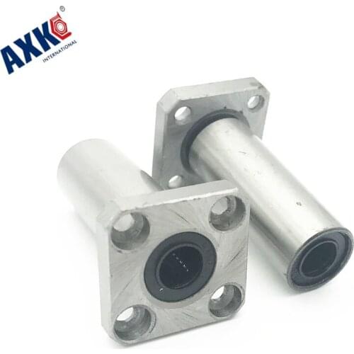 Axk 3d Printer 4pcs/lot Lmk12luu 12mm Longer Round Flanged Type Linear Bushing Ball Bearing Cnc Parts For Reprap Ultimaker