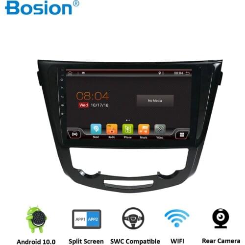 Bosion Android 10 Quad Core 10.1 Inch Car Radio GPS Navi Multimedia Player For 2013 2014 2015 2016 Nissan QashQai X-Trail IPS