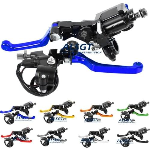 CNC Universal 8 Colors For Yamaha WR 250F 450F 2005 - 2013 2006 2007 Motocross Clutch Brake Master Cylinder Reservoir Levers