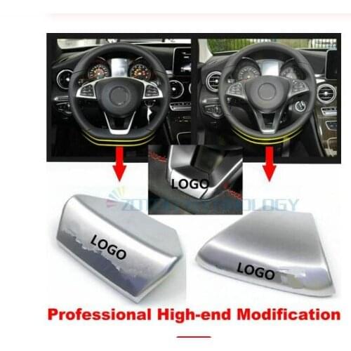 New Car Emblem Badge Steering Wheel Upgrade Logo Decoration Trim Sticker accessories Fit for AMG C E Class GLA GLC CLS