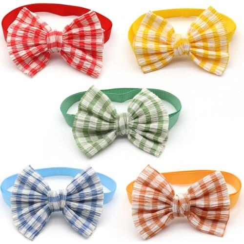 30/50 Pcs Dog Accessories for Small Dogs New Cute Puppy Dog Cat Bow Tie Necktie Adjustable Dog Collar Pet Supplies Dog Bow Ties