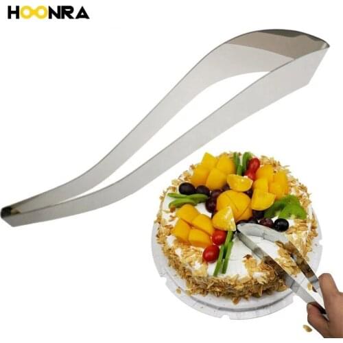 HOONRA 1Pcs Cake Server And Knife Stainless Steel Cake Server Cutter Cake Slicer Knife Bread Pizza Knife Divider Cake Tool