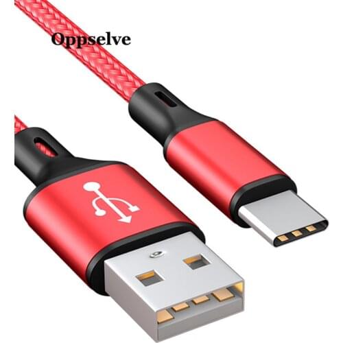 Oppselve USB C Cable Type C Cable Fast Charging Data Cord Charger USB Cable C For Samsung S20 S10 Xiaomi Mi 10 Redmi Note 9s 8t