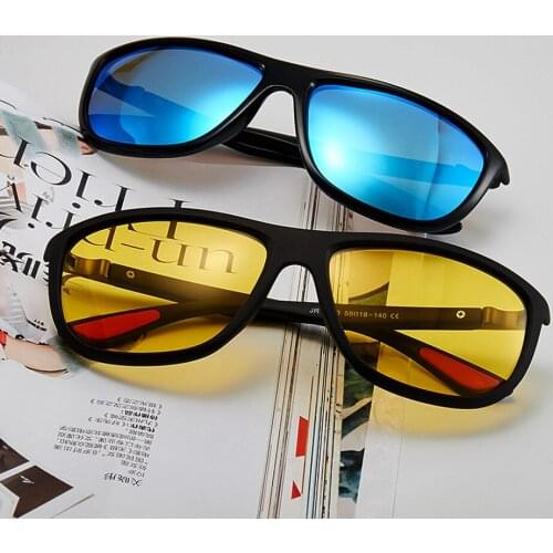 CLARA VIDA Pilot Squared Euro-America Style Mirror Myopia Sunglasses For Sports Driving Outdoor -1.0 -1.5 -2.0 To -6.0 Men Women
