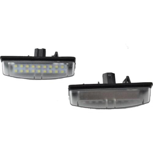 Car Number Light License Plate Lamp 18 SMD White for Toyota Camry/AURION 07 Lexus IS200 IS300 LS430 GS300 GS430 GS400 (2PCS)