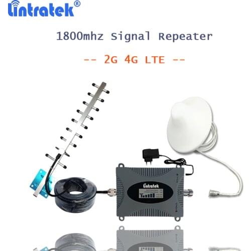 Lintratek repeater 1800mhz Band 3 gsm signal booster 1800 mhz 4g amplifier lte dcs signal booster phone amplificador 4g 1800 S60