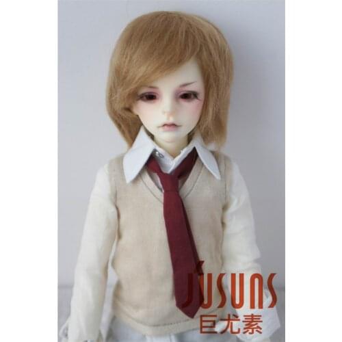 JD032 1/4 1/3 Fashion Mohair doll wigs MSD SD Short Boy cut hair size 7-8inch 8-9inch BJD wig Resin doll wig doll accessories