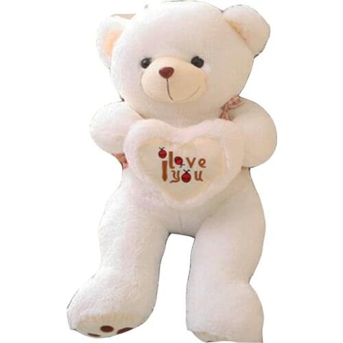 BOLAFYNIA Love holding heart Teddy Bear Beetle Baby Bear plush toy doll lovers children Stuffed toy